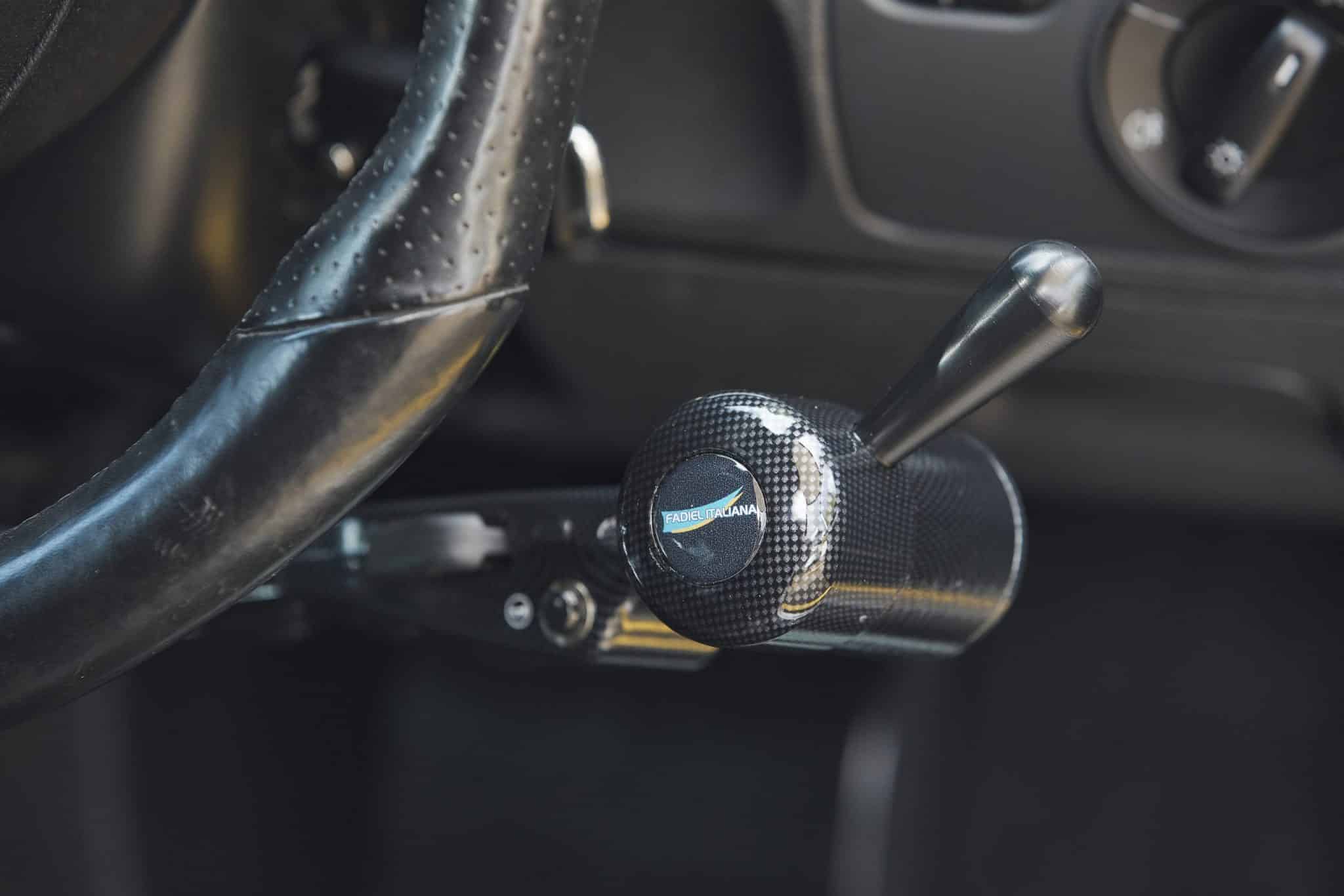 Lever Grip Ergonomic Radial Hand Control in Car